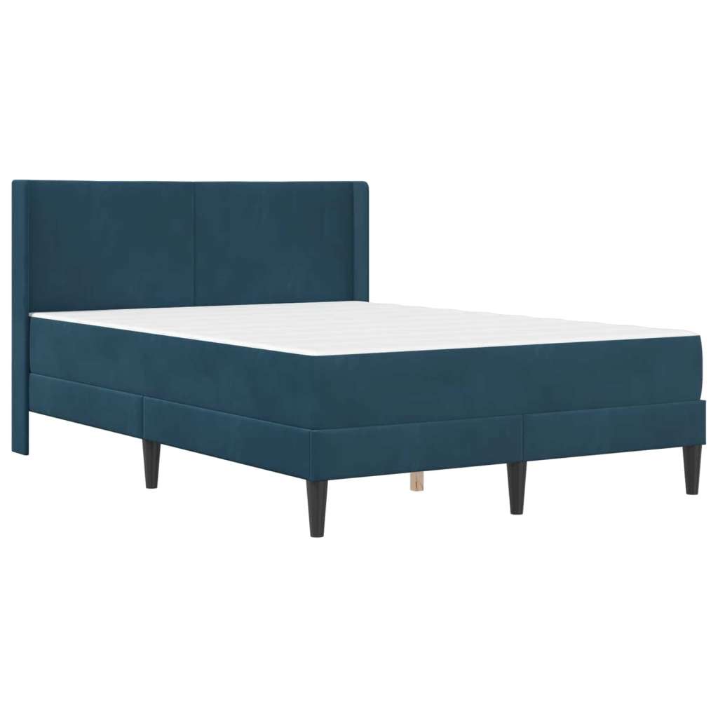  Okvir za krevet Plava 140 x 190 cm Baršun - Plava 140 x 190 cm | shoptok.hr