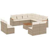  12-dijelni set vrtnih sofa od poliratana s jastucima bež | shoptok.hr