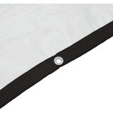 vidaXL Prozorna ponjava z očesci 2x12 m polietilen | Shoptok.si