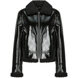 Guess LS ANDREA FAUX SHEARLING JKT Crna | shoptok.hr
