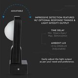  spoljni infracrveni senzor pokreta 360° 1000W/230V IP65 crni | Eponuda.com