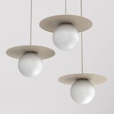  Luster na sajli FLAT 3xE27/15W/230V bež | Eponuda.com