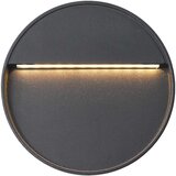  Vanjske LED zidne svjetiljke 2 kom 3 W crne okrugle | shoptok.hr