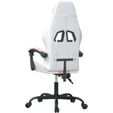 Gaming stol Bela in roza umetno usnje, (21377626) | Shoptok.si