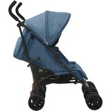  Dječja kolica za blizance modra čelična | shoptok.hr