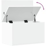  Kutija za pohranu bijela 60 x 35 x 35 cm od konstruiranog drva | Eponuda.com