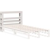 vidaXL vzglavje s policami bela 75 cm trdna borovina, (21290868) | Shoptok.si