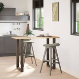  Noge za barski stol U-oblik 2 kom Prirodni čelik 60 x (100-101) cm Čelik | shoptok.hr