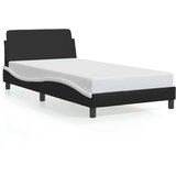  Okvir za krevet Dover crno-bijeli 100 x 190 cm umjetna koža | shoptok.hr