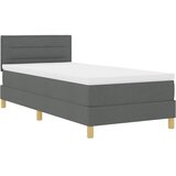 s opruga kutije Tamno siva 90 x 190 cm tkanina | shoptok.hr