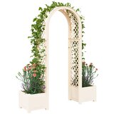  Roza arh s saksijom Bijela 168,5 x 43 x 207 cm PP | Eponuda.com