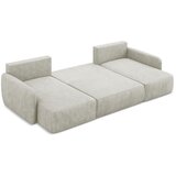 Makamii Krem sklopiva/s prostorom za odlaganje kutna garnitura od šenila (u obliku slova "U") Lilo – | shoptok.hr