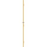 Sobna vrata tanka zlatna 83x201,5 cm kaljeno staklo i aluminij | shoptok.hr