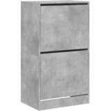 Ormarić za cipele s 2 ladice siva boja betona 60 x 42 x 108 cm | shoptok.hr