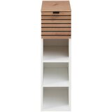 Voleo viseči element, bela, hrast artisan | Shoptok.si