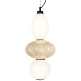  LED luster na sajli ASCOLI LED/18W/230V, prečnik 20 cm, bež | Eponuda.com
