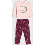 Sinsay Pamučni komplet: majica dugih rukava i tajice Hello Kitty | shoptok.hr