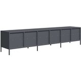 vidaXL TV omarica antracit 202x39x43,5 cm hladno valjano jeklo | Shoptok.si