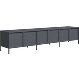 vidaXL TV ormarić antracit 202x39x43,5 cm hladno valjani čelik | shoptok.hr