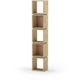 Marckeric Ciglasta/u prirodnoj boji biblioteka u dekoru hrasta 32x167 cm Lofty – | shoptok.hr