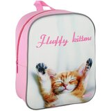 Spirit happy kittens sretan mačići 3D uzorak zaobljeni vrtićki ruksak 30x25x12cm Cijene