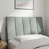 vidaXL Jastuk za uzglavlje svjetlosivi 90 cm baršunasti | shoptok.hr