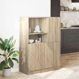vidaXL 2-dijelni set kuhinjskih ormarića boja hrasta sonome drveni | shoptok.hr