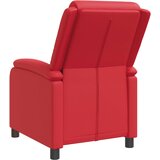  Fotelja s nagibom Crvena Umjetna koža | shoptok.hr