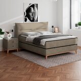 Premium Living Postelja Z Vzmetnico Smile, Rjavosiva, 160x200 | Shoptok.si