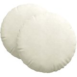 Jastučići za sjedenje 2 pcs Krema Ø60 x 21 cm Baršun | shoptok.hr