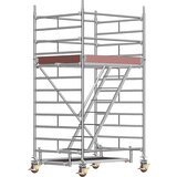 Layher Univerzalni pomični oder, z lestvijo ogrodja, ploščad 1,80 x 1,50 m, višina odra 3,43 m | Shoptok.si