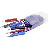 Schnepp 354 000060 set merilnih vodov banana moški konektor 4 mm banana moški konektor 4 mm 1.00 m črna\, rdeča\, modra 1 set, (20423079) Cene