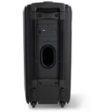 Nedis SPPT2480BK - LED RGB Punjivi zvučnik 240W/4000 mAh + daljinsko upravljanje | Eponuda.com