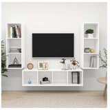  TV omarica 3-delna bela iverna plošča | Shoptok.si