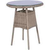  3-dijelni bistro set od poliratana s jastucima smeđi | Eponuda.ba