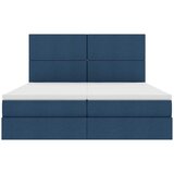 Krevet s od storage s uzglavljem Plava 180 x 200 cm Tkanina | Eponuda.ba