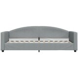  Dnevni krevet s madracem svjetlosivi 80 x 200 cm od tkanine | shoptok.hr