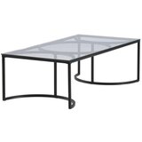 Furniture Fashion Skanör klub stolić 140 × 70 cm, crni | shoptok.hr