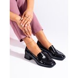 Sergio Leone Lacquered black loafers | Shoptok.si