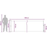  Retraktabilna bočna tende Antracit 500 x 117 cm Poliester | shoptok.hr