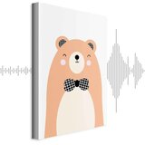  Slika - Teddy Bear in Bow Tie (1 Part) Vertical 80x120 Akustična | shoptok.hr