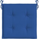  Jastuci za vrtne stolice 4 kom plavi 40x40x4 cm od tkanine | shoptok.hr