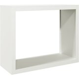  Stalak za drva za ogrjev bijeli 100x40x80 cm čelični | Eponuda.com