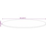 Stolna ploča Ø 80x1,5 cm okrugla od masivnog grubog drva manga | Eponuda.com