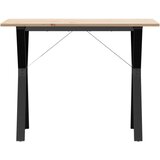  Blagovaonski stol Y-oblika 100x50x75 cm od borovine i čelik | shoptok.hr
