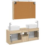  Set ormarića za kupaonicu 4 kom. Hrast sonoma Konstruirano drvo | shoptok.hr