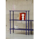 noo.ma Plavi regal u dekoru hrasta 80x90,5x35 cm Teidi – | shoptok.hr