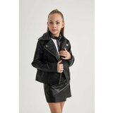 Defacto Girl Waterproof Faux Leather Jacket cene