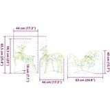 vidaXL LED jelene med 40 LED 5 pcs Multikolor PET | Shoptok.si