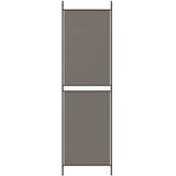 Sobna pregrada s 3 panela antracit 150 x 220 cm od tkanine | shoptok.hr
